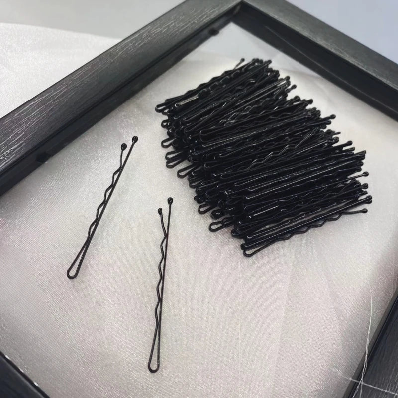 100 Piece Set Of Bangs Straight Line Hair Clips Versatile Hair Clips