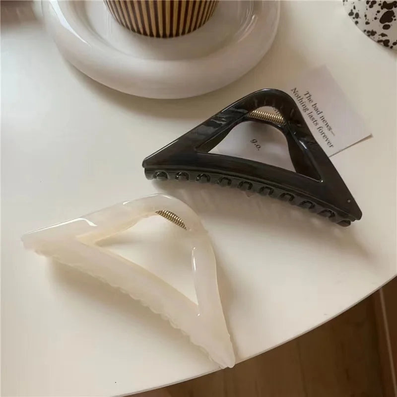 Girls Sensory Triangle Clasp Hair Accessories Simple Personalized Hair Clips Design