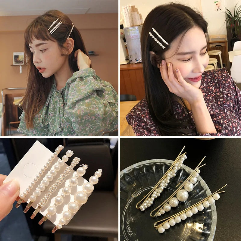 Elegant Korean Style Pearl Hairpin