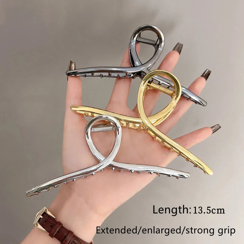 High And Metal Hair Clip, Large Size Clip, New Style With High Hair Volume, Oversized Hair Clip Headwear